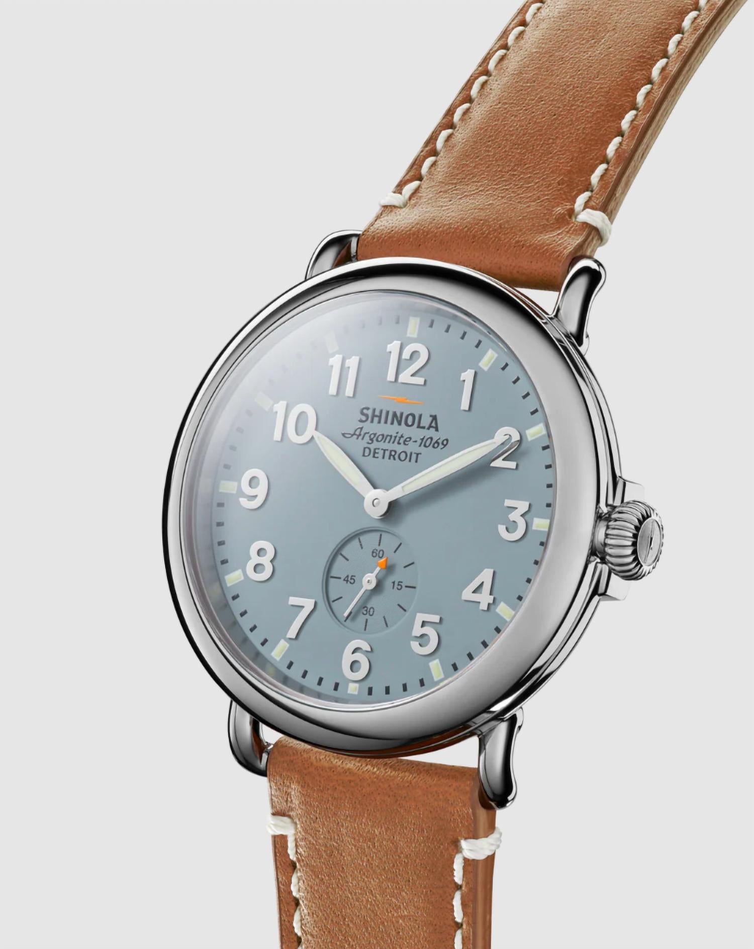 Shinola - Women's Runwell Watch 41mm Leather Strap