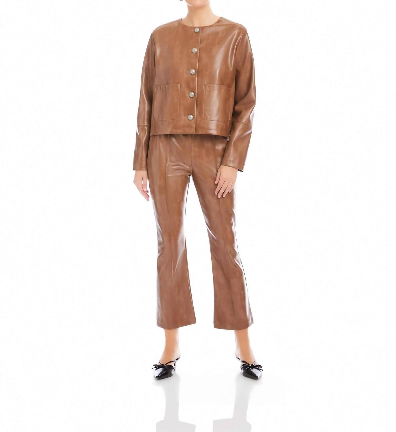 Fifteen Twenty - Kaylyn Faux Leather Jacket