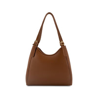 Like Dreams Women's Amrose Vegan Leather Tote Bag in brown - women's bag - detail view