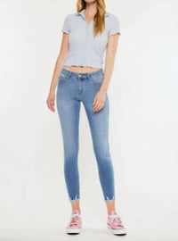 Kancan - Mid Rise Ankle Skinny Jeans
