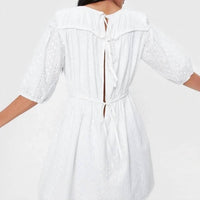 Nasty Gal - Broderie Tie Back Mini Dress