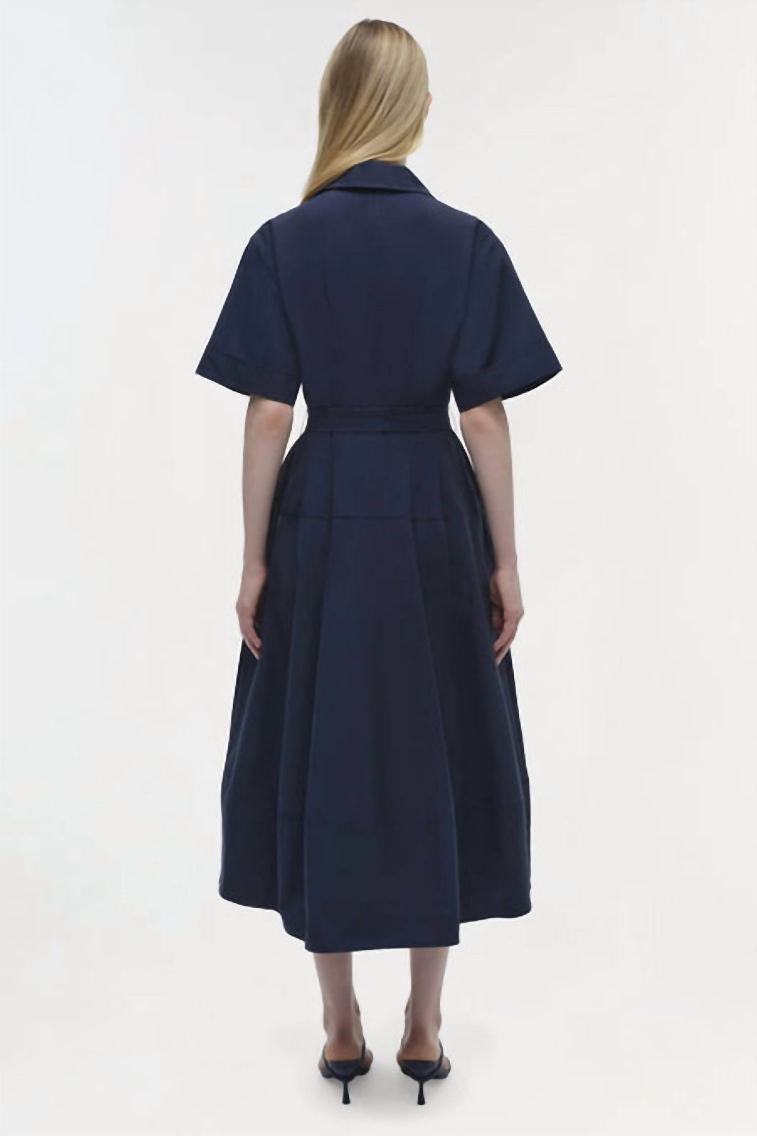 Jonathan Simkhai - Deanna Short Sleeve Belted Mini Dress
