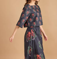 Double A Angie Boxy Top in small terrace - women's blouse - detail view