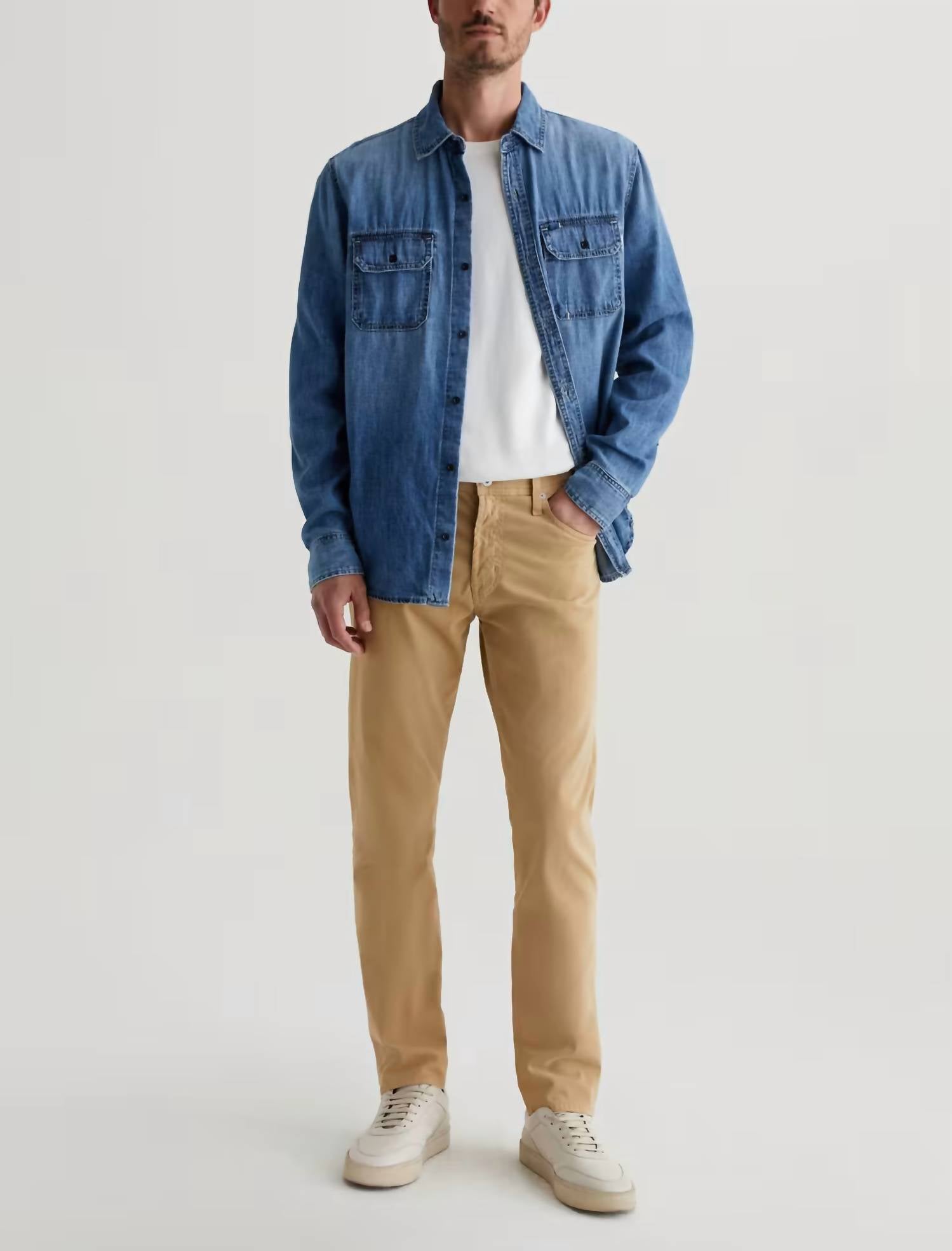 AG Jeans Tellis SUD Pant in tawny beige - men's jeans