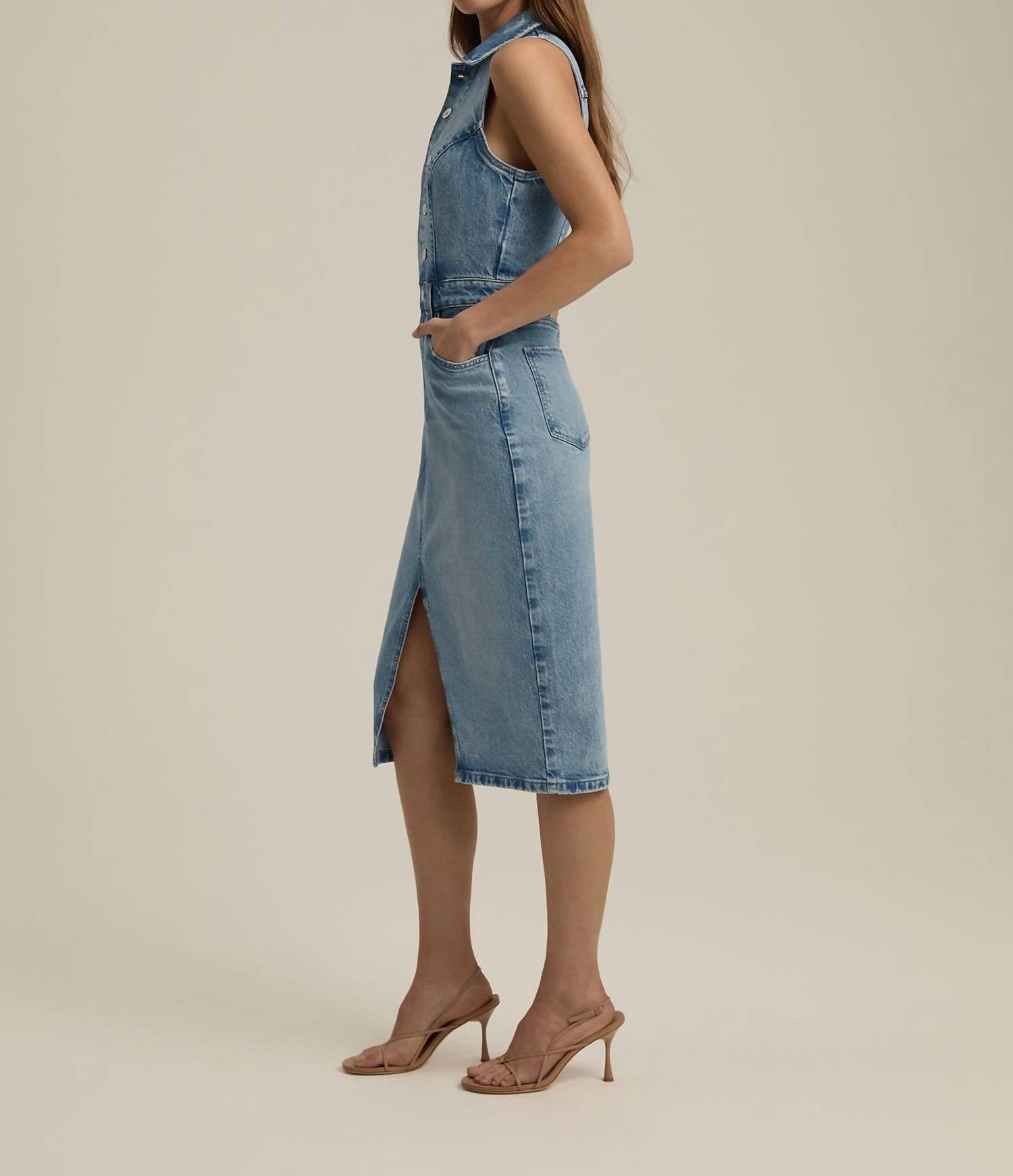 Favorite Daughter - Halter City Denim Dress