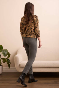 Tribal - Long Sleeve Funnel Neck Sweater