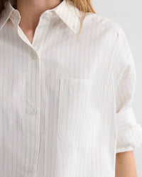 Twp - Next Ex Mixed Pinstripe Superpop Shirt