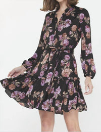 Current Air - Ruffle Collar Floral Dress