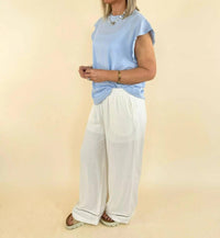 Coco + Carmen - Lilly Ruffle Cap Sleeve Top