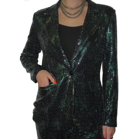 Emerald Glamour Blazer