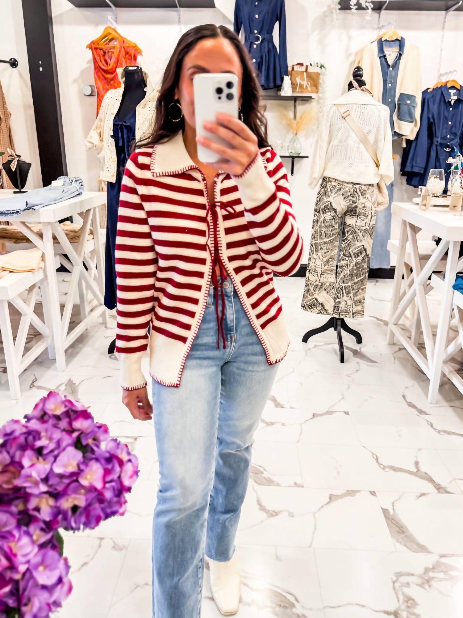 Sunday Edition - Women's Striped Cardigan