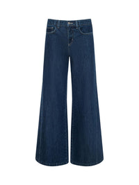 L'Agence - Savina Low-rise Wide-leg Jeans