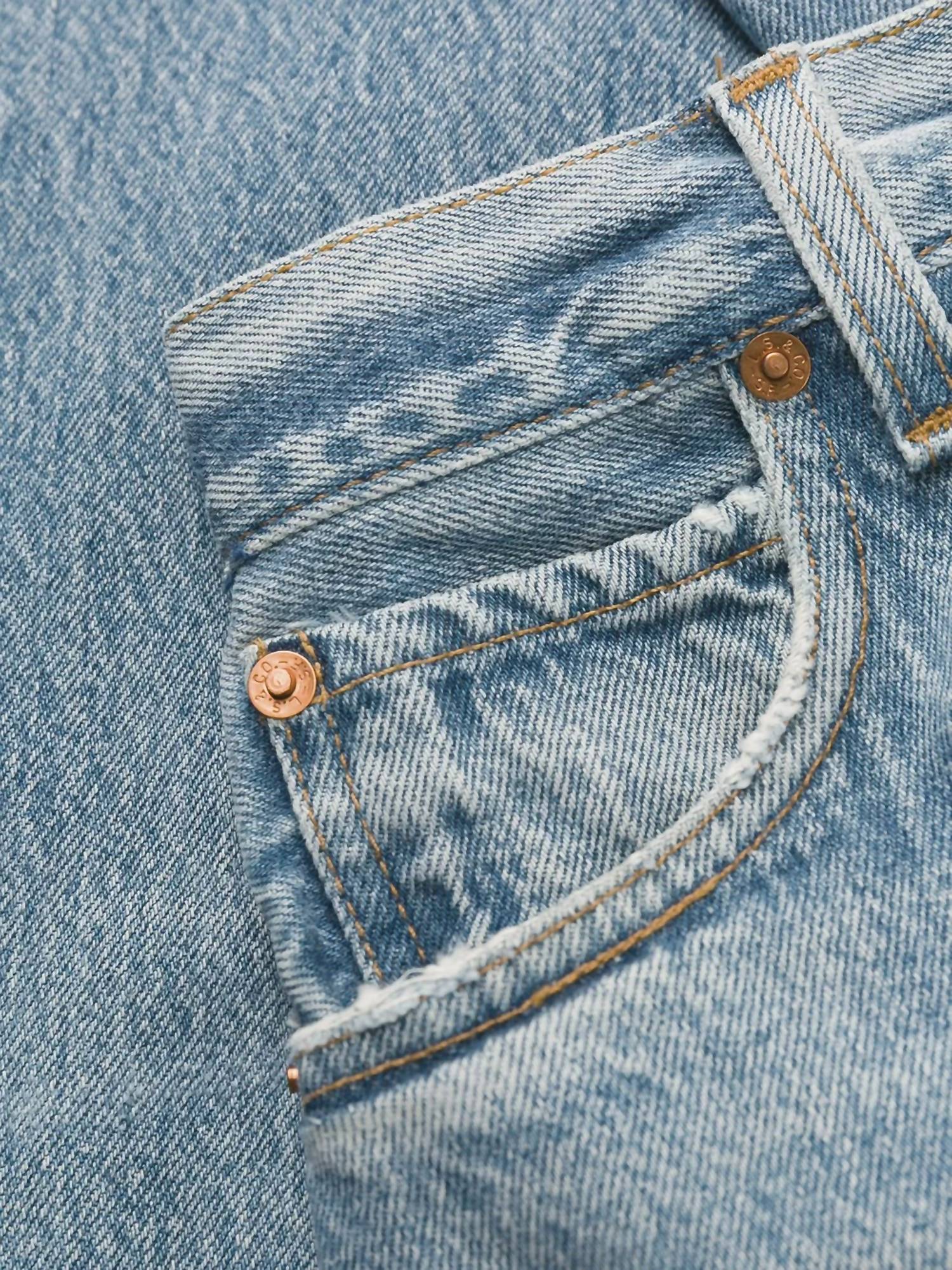 Re/Done - High Rise Wide Leg Crop Jeans