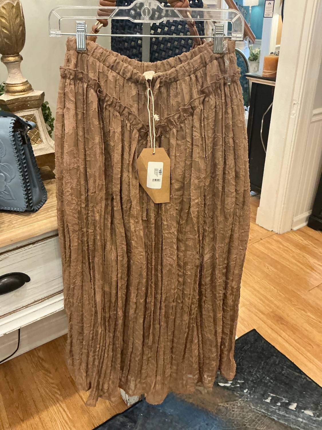 Pinch - Women's Lace Ruffle Maxi Skirt