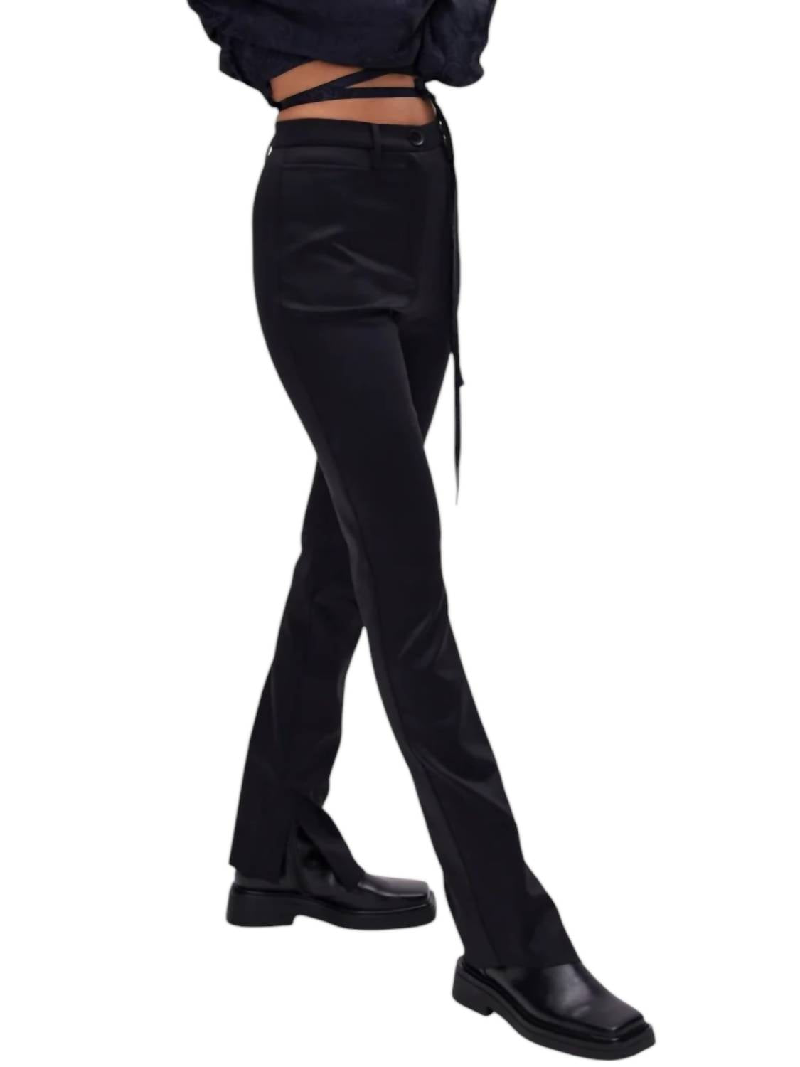 Les Coyotes De Paris - Girl's Tosca Noir Skinny Pants