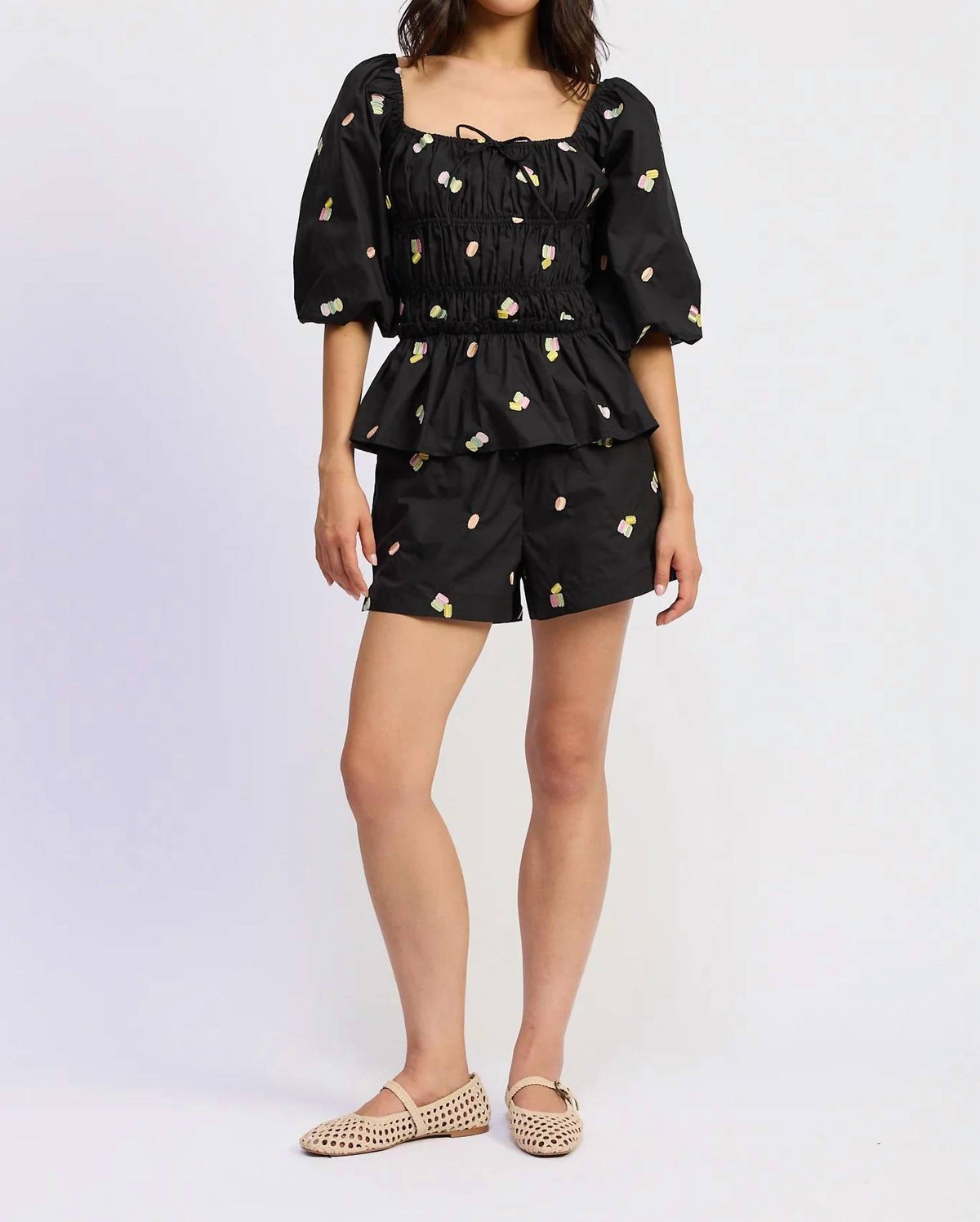 En Saison - Women's Juniper Macaroon Shorts