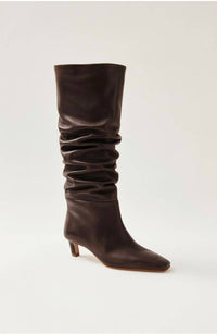 ALOHAS Women's Kalila Leather Boots in brown - women's shoe
