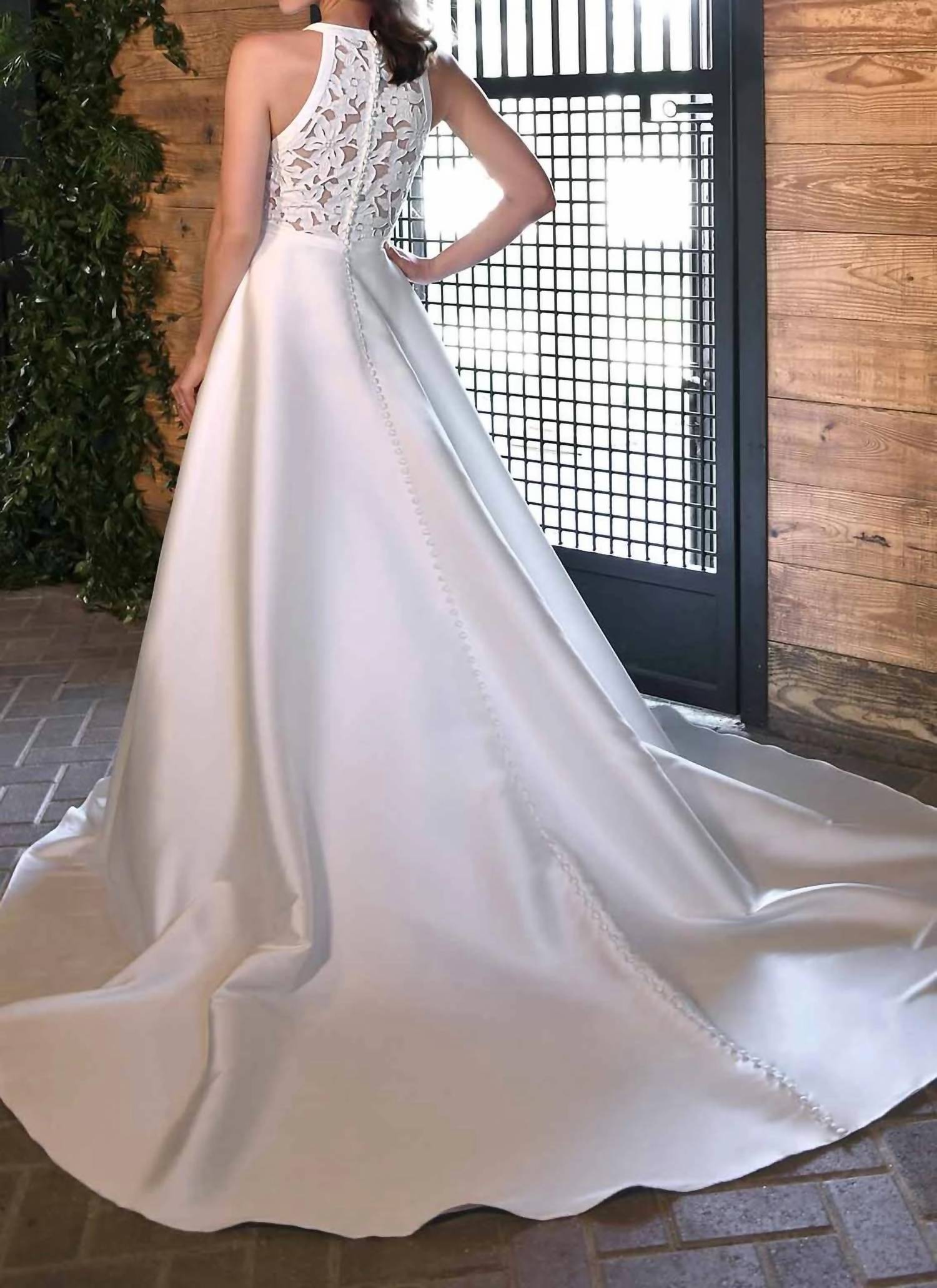 Essence Of Australia - Classic V-neckline Ballgown Wedding Dress