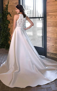 Essence Of Australia - Classic V-neckline Ballgown Wedding Dress