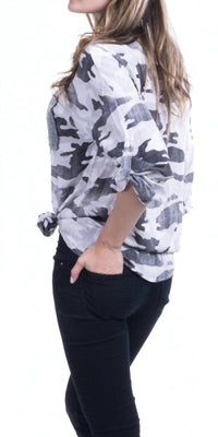 Gigi Moda - Leona Button Top