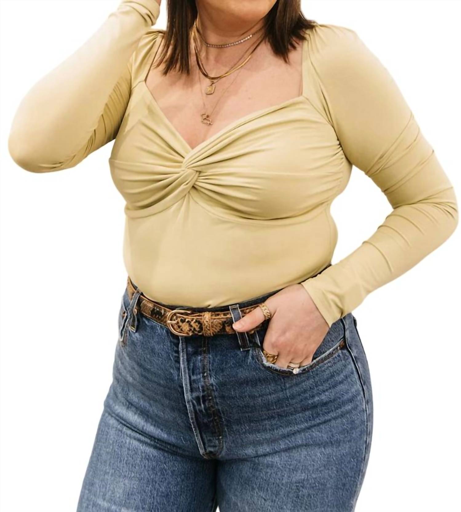 Sophie Rue - TWIST FRONT TOP
