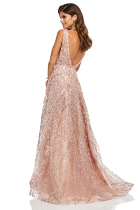 Sherri Hill - V-Neck Bodice Prom Dress