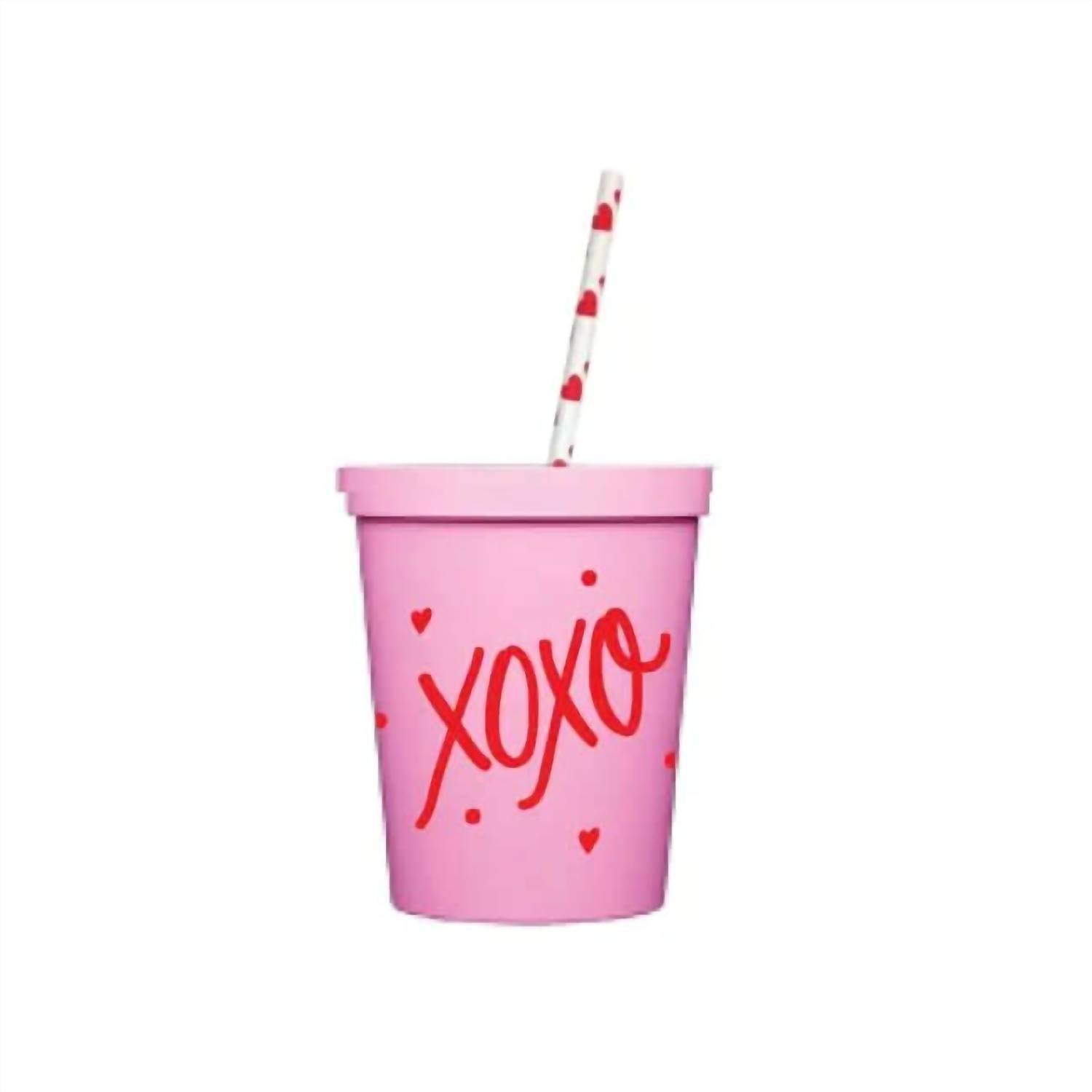 Natalie Chang - Valentine's Day Reusable Cup-stack Set With Lids
