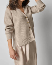 Lilla P - Relaxed Side Vent Cardigan