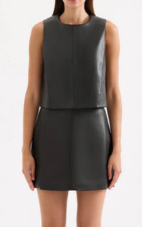 Nude Lucy - Beaumont Vegan Leather Top