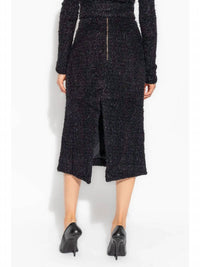 Balenciaga - Tweed Midi Skirt