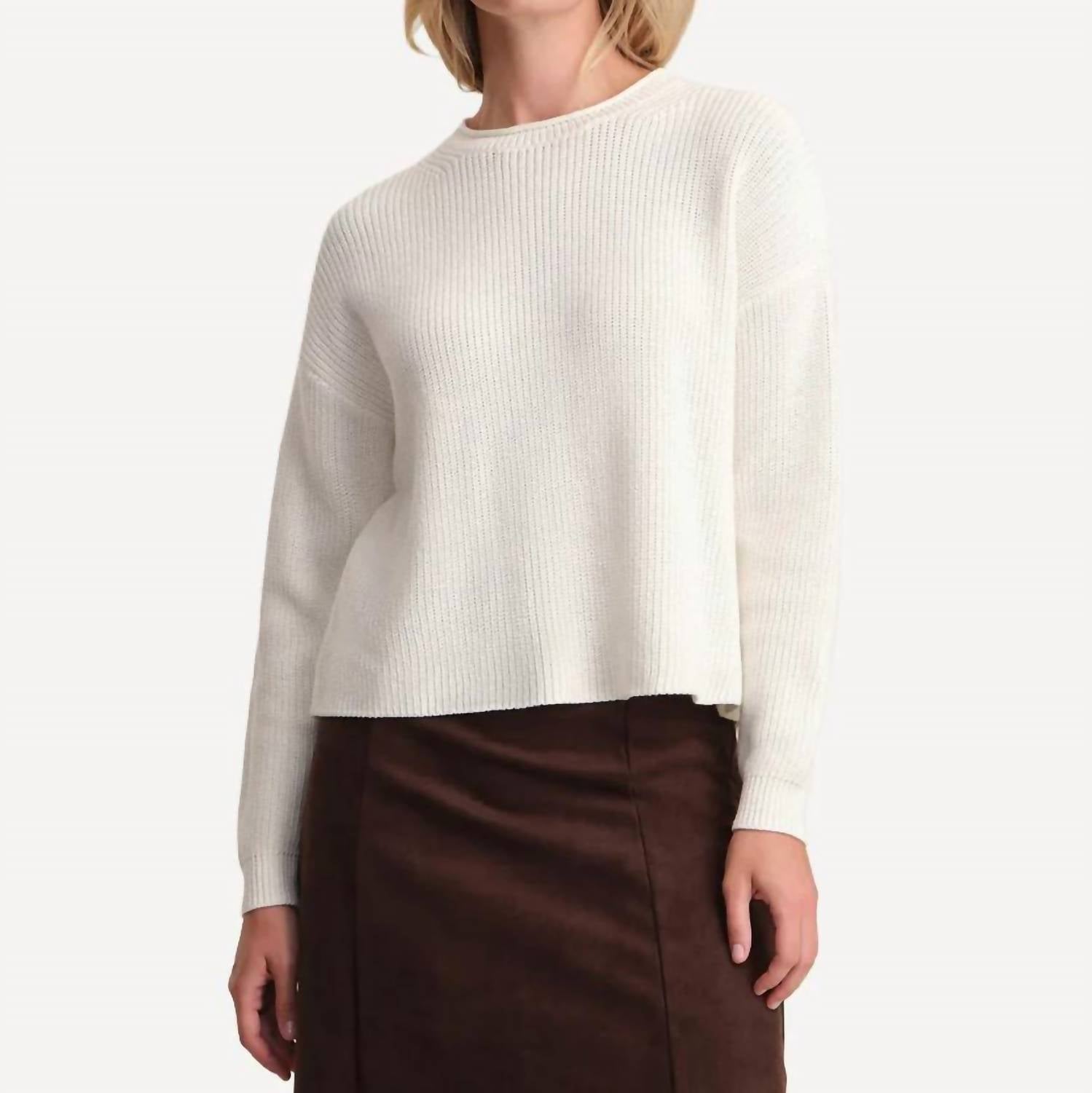 525 America - Daphne Cropped Pullover Sweater