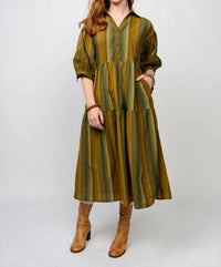 Sister Mary - Fall Night Stripe Dress