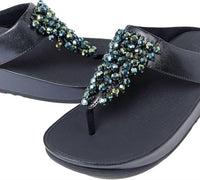 Fitflop - Women's Rumba Iridescent Beaded Toe-post Sandals