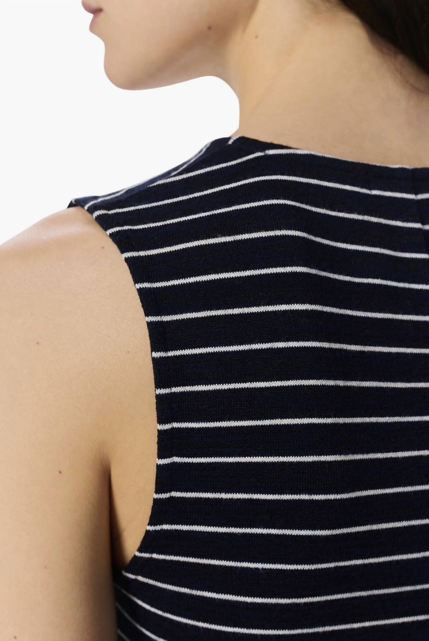 Rag & Bone - Striped Button Knit Blouse