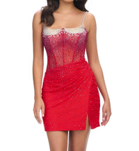 Ashleylauren - Corset Bustier Cocktail Dress