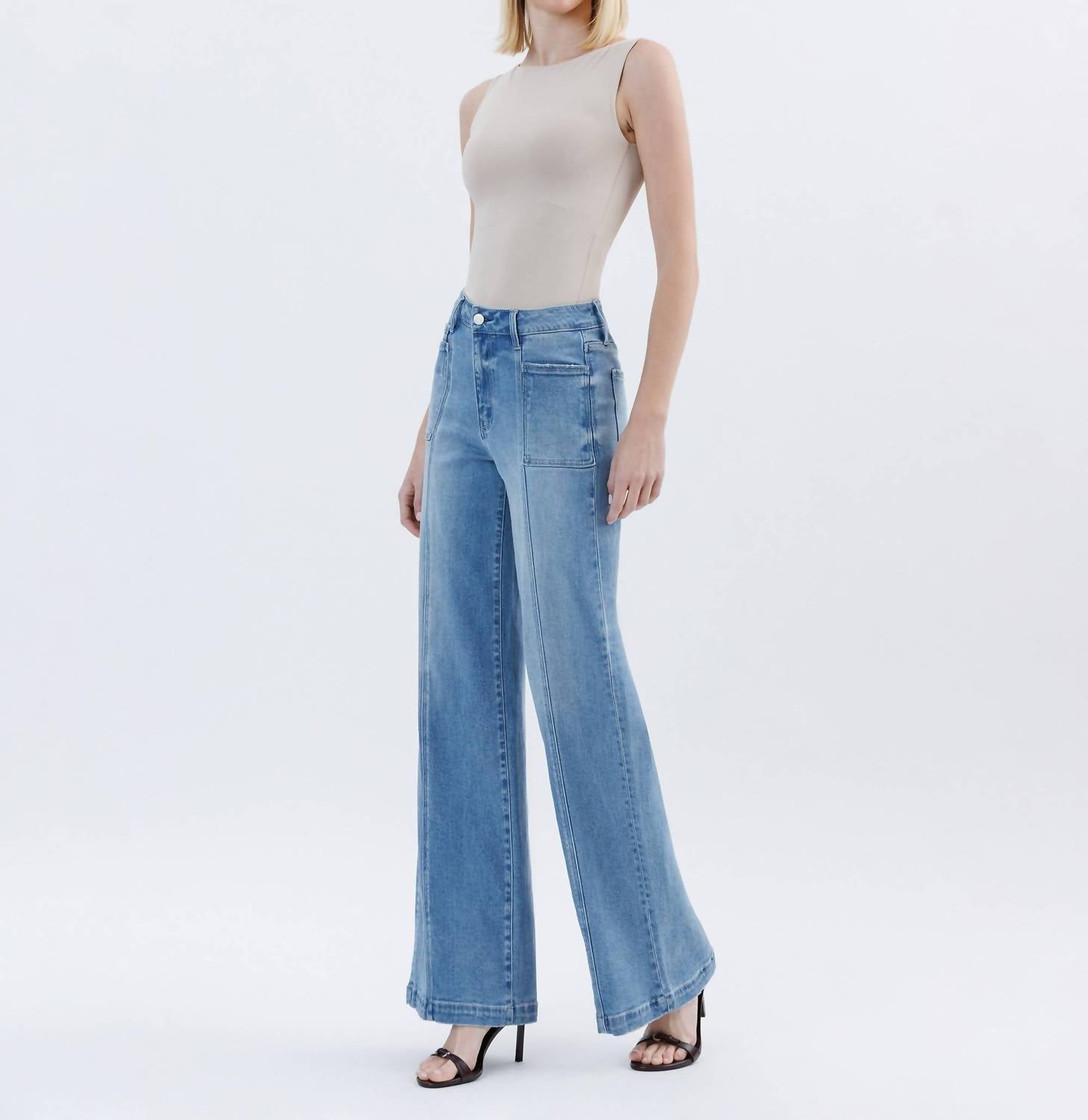 Loveret - Holly High Rise Extreme Wide Leg Jeans
