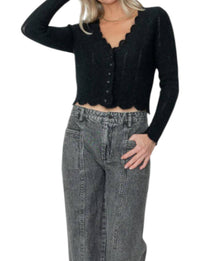 West Of - Amelie Scallop Cardigan
