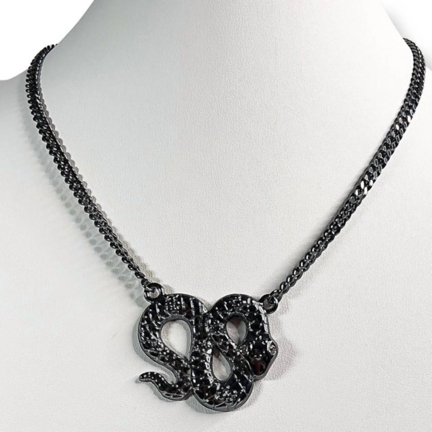 Jagged Halo Jewelry - Women's Python Necklace