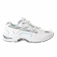 VIONIC Women's Walker Leather Sneakers in white blue - women's sneaker - view 4