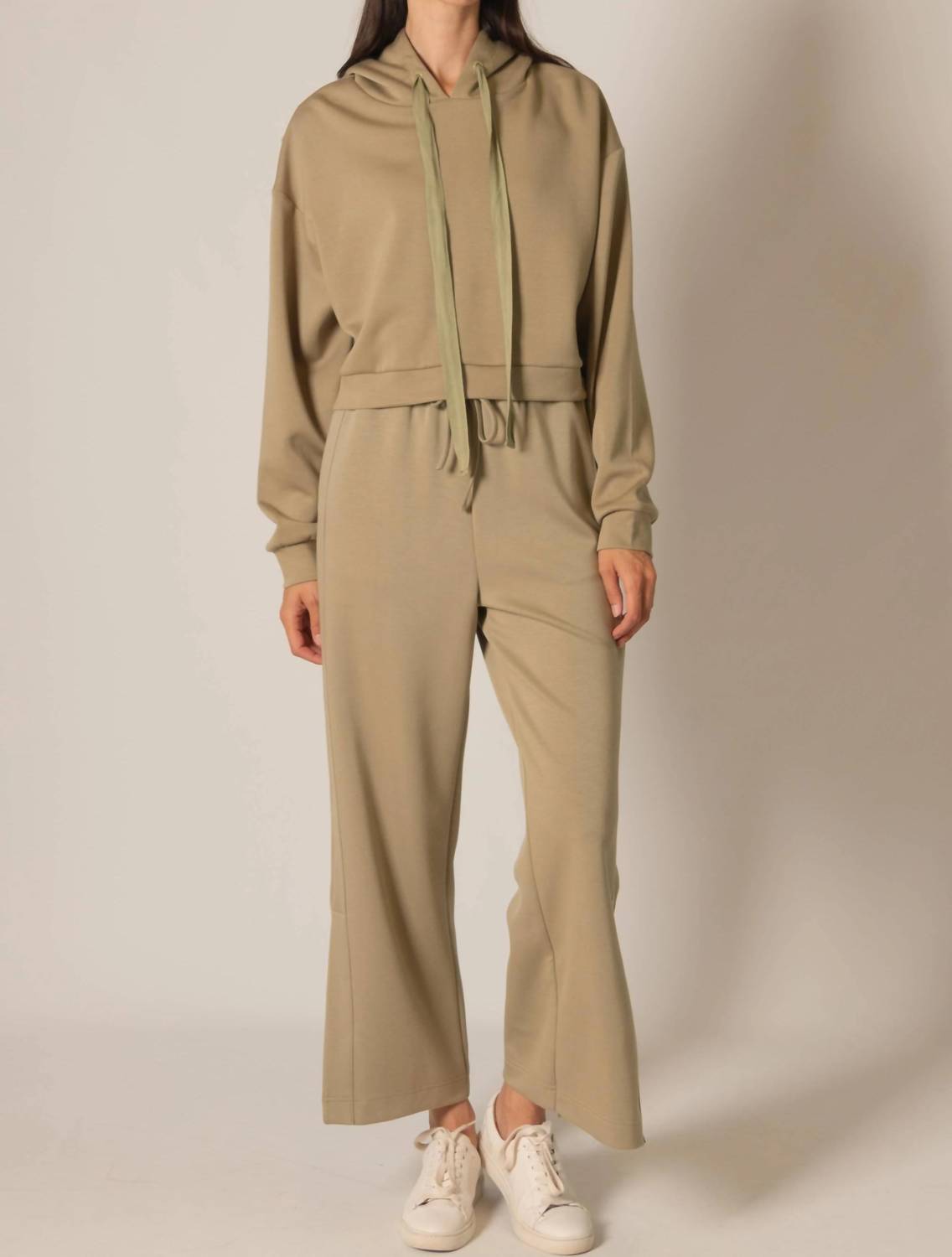 P.Cill - Butter Modal Cropped Hoodie Top