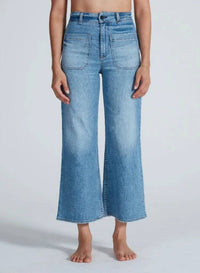Askk Ny - Cropped Sailor Jeans