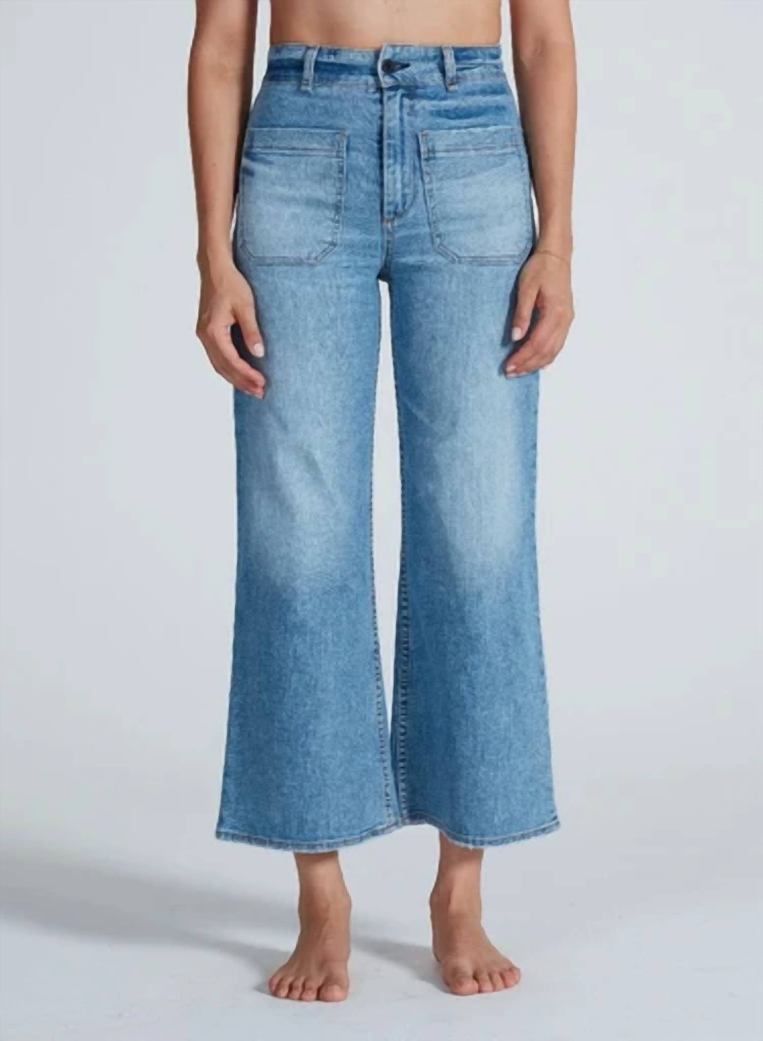 Askk Ny - Cropped Sailor Jeans