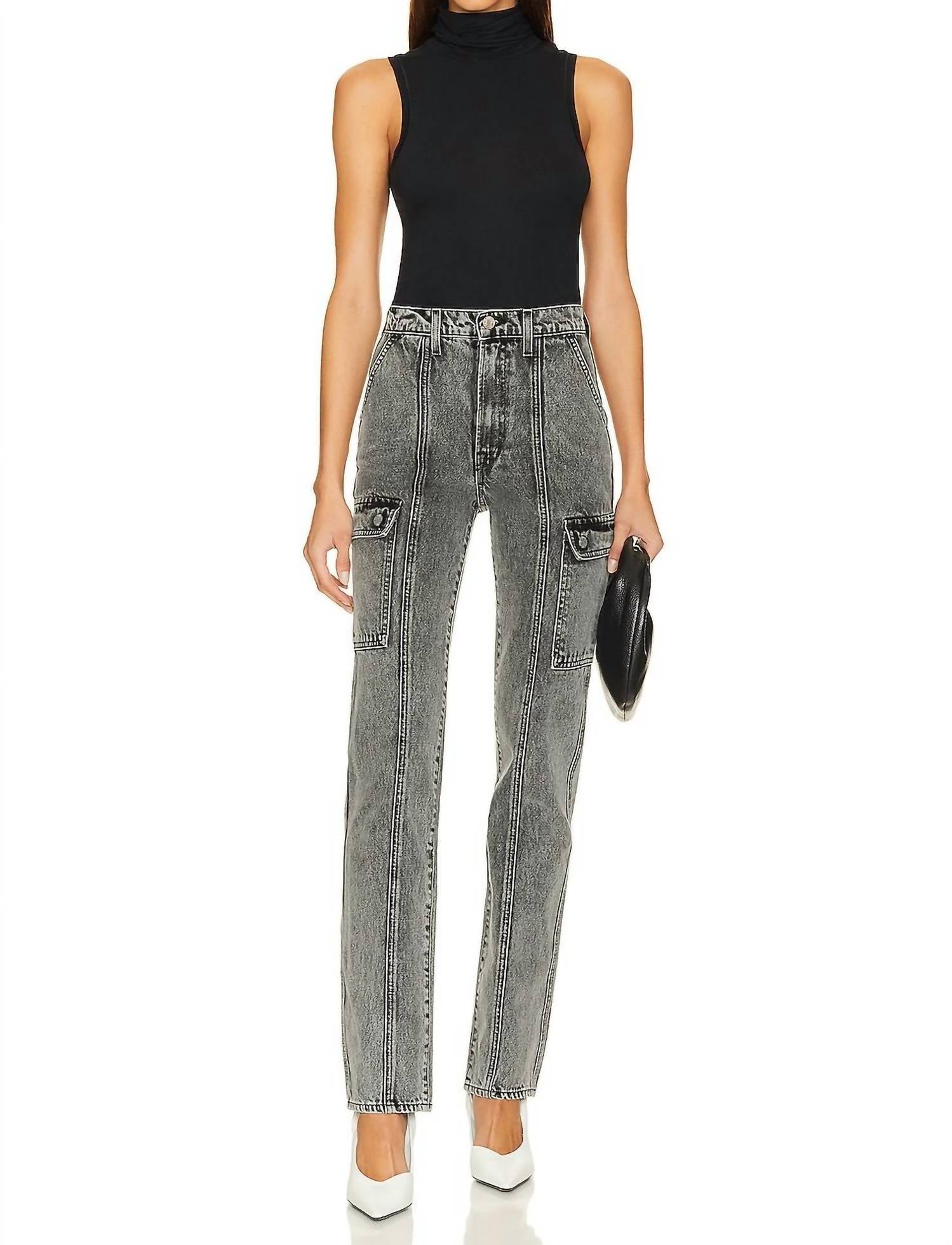 Grlfrnd - Harper Slim Cargo Jeans