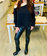 Q2 - Leather Look Leggings