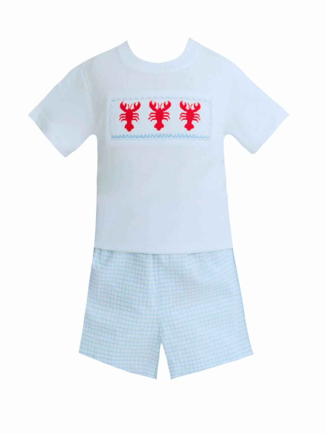 Krewe - Kid's Ollie Smocked Crawfish Set