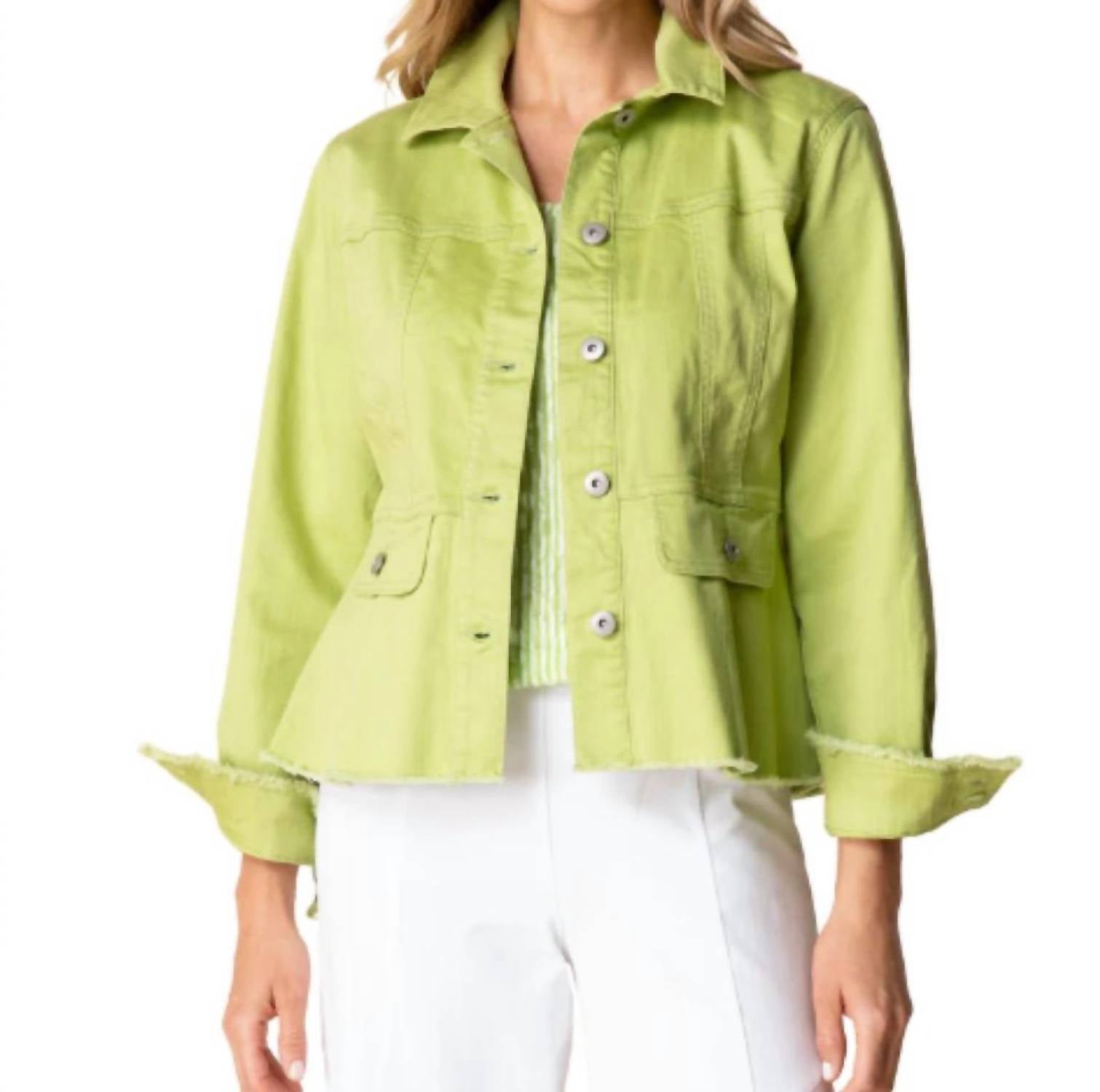 Habitat - Stretch Denim Peplum Jacket