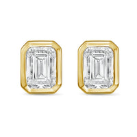 Diana M Jewels - Women's Emerald Lab-grown Diamond Stud Earrings (15.00 Tcw) - Grand
