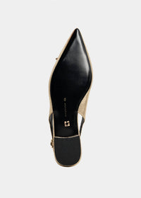 SHU SHOP Women's Amy Slingback Flats in gold - women's flats - view 6