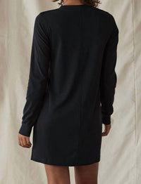 The Normal Brand Puremeso Everyday Dress in black - women's dress - detail view