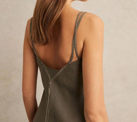 Reiss - Roxanne Linen Double-strap Slip Dress